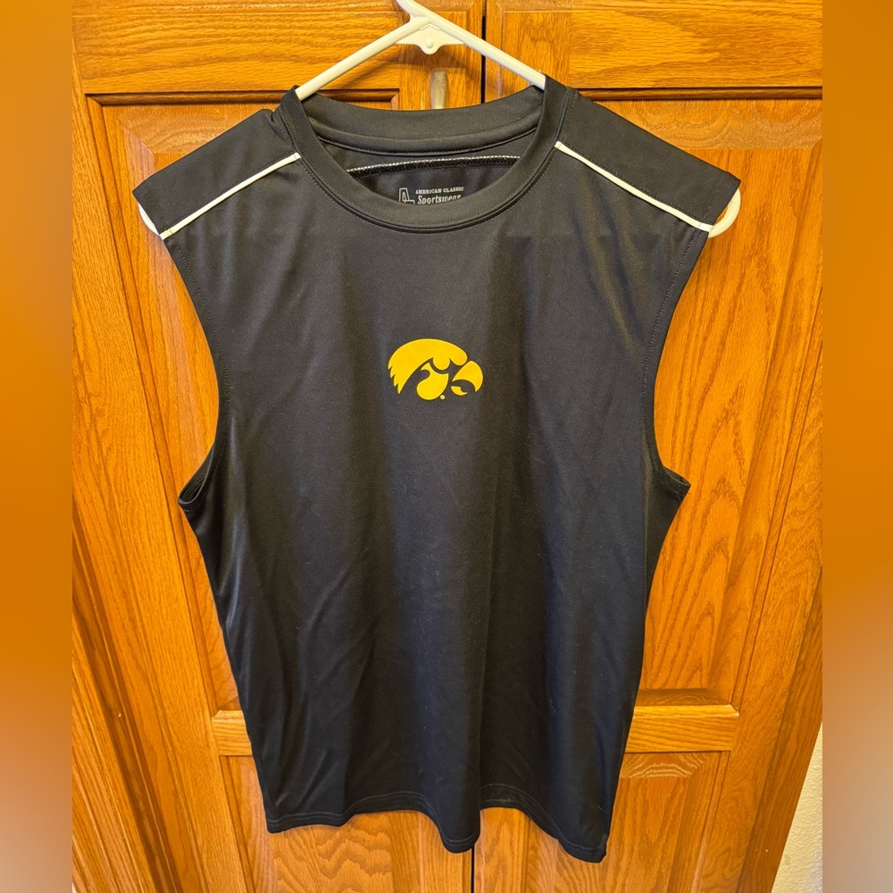 Black Sleeveless Men's Shirt